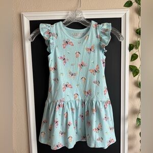 Geranimal Aqua Butterfly Print Dress